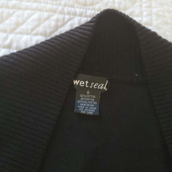 Black open front cardigan - Picture 2 of 2